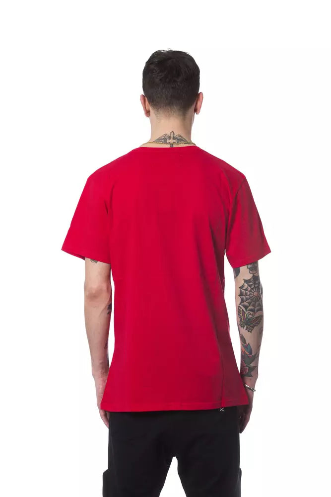 Red t-shirt on a mannequin