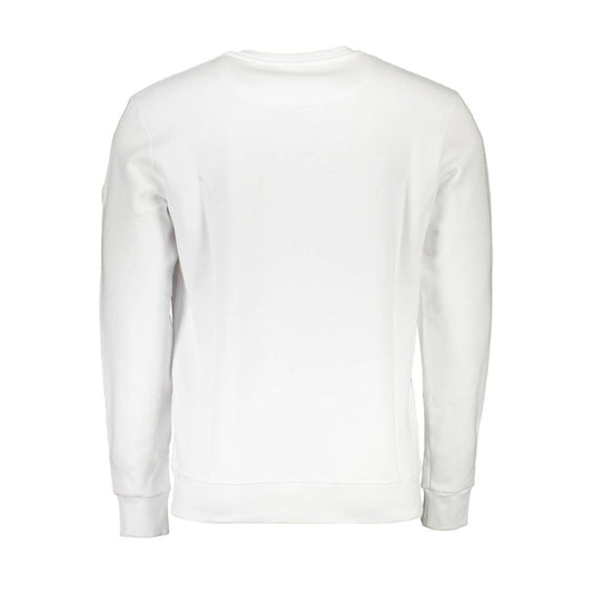 White long sleeve sweatshirt on hanger