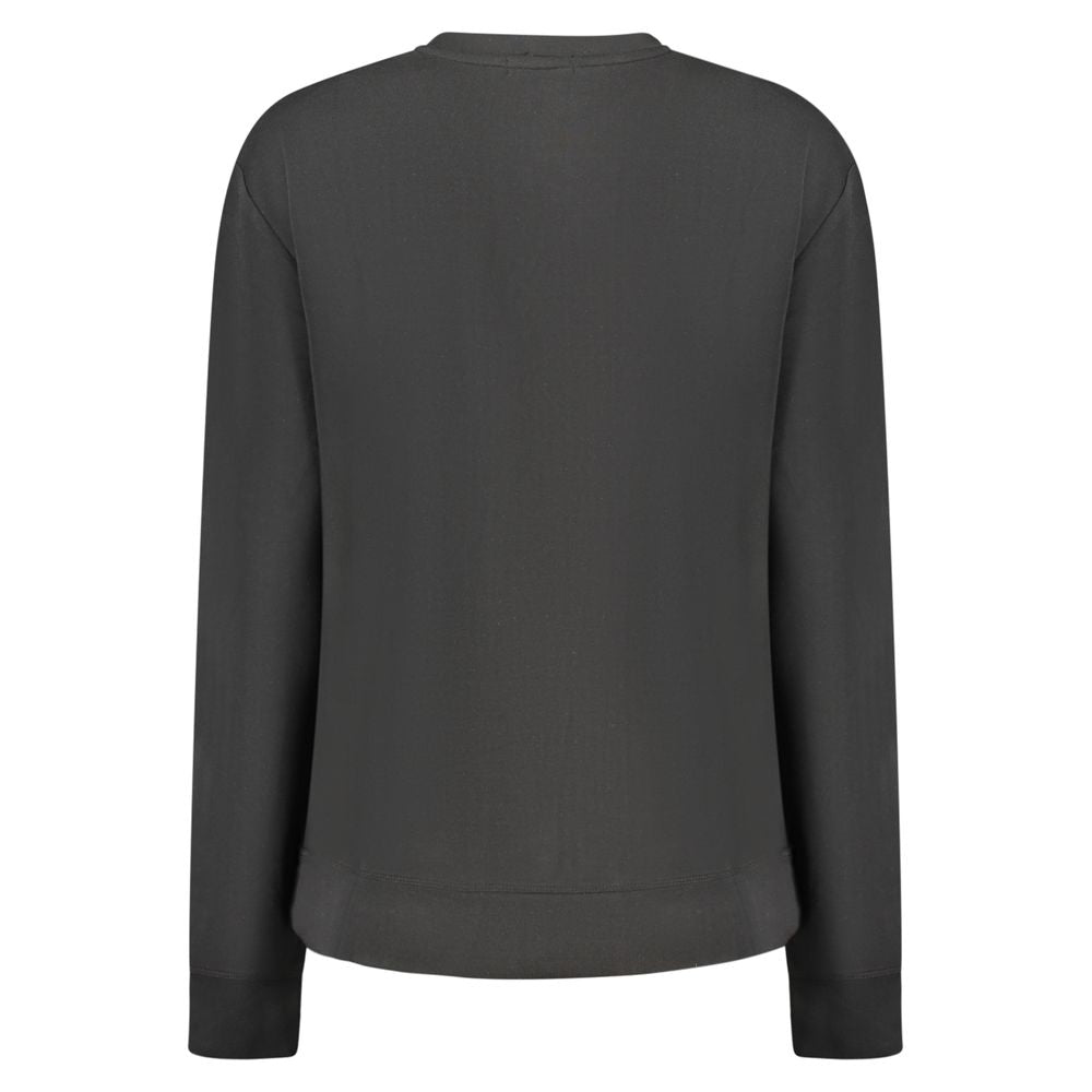 Long sleeve dark sweater on hanger