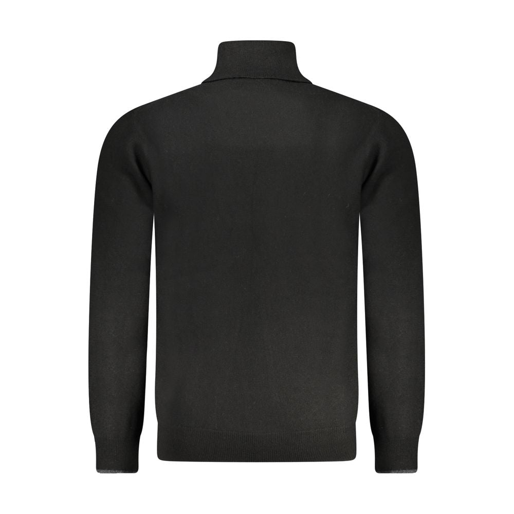 Black turtleneck sweater on a mannequin