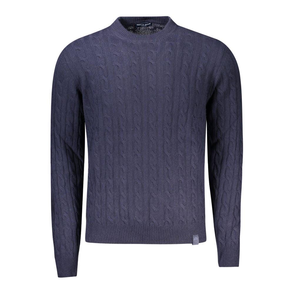 Purple knit sweater on a mannequin