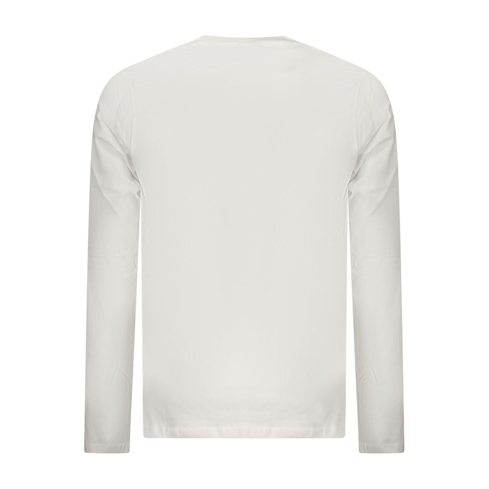 White long sleeve men's t-shirt