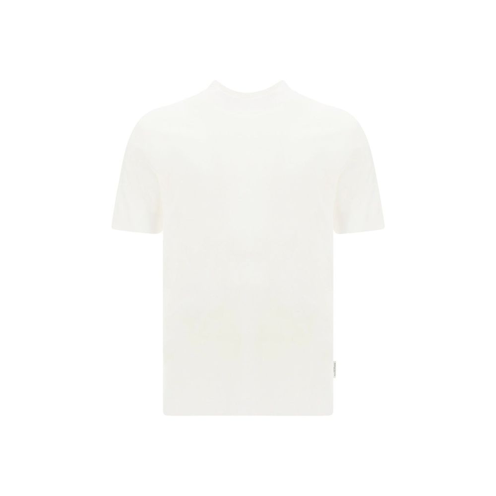 White short sleeve t-shirt on a hanger