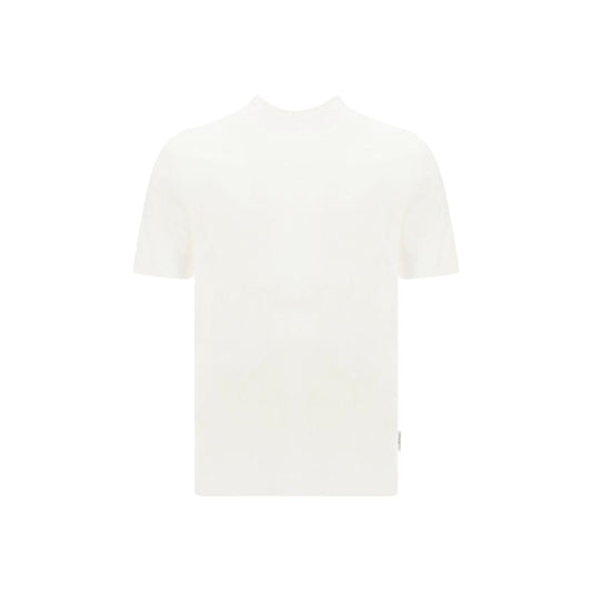 White short sleeve t-shirt on a hanger