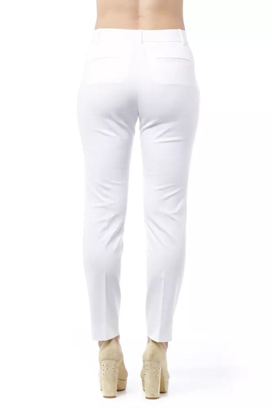 White pants on a model