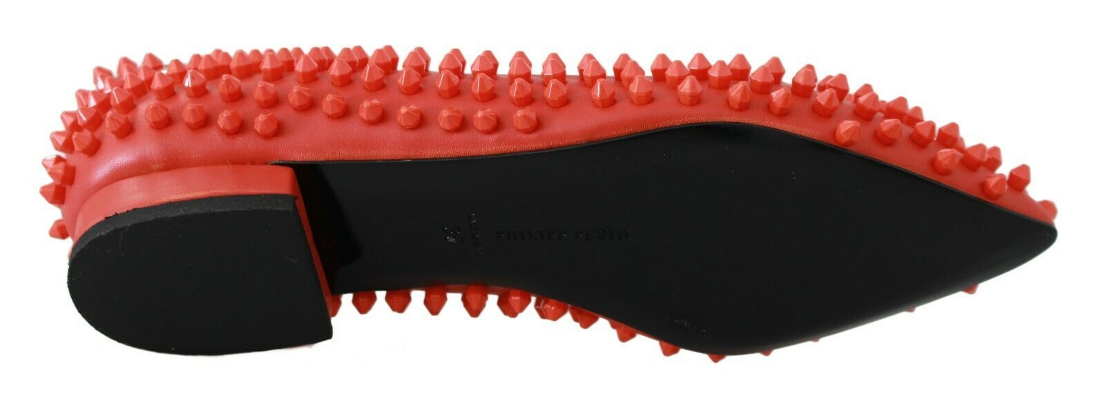 Red spiky shoe sole