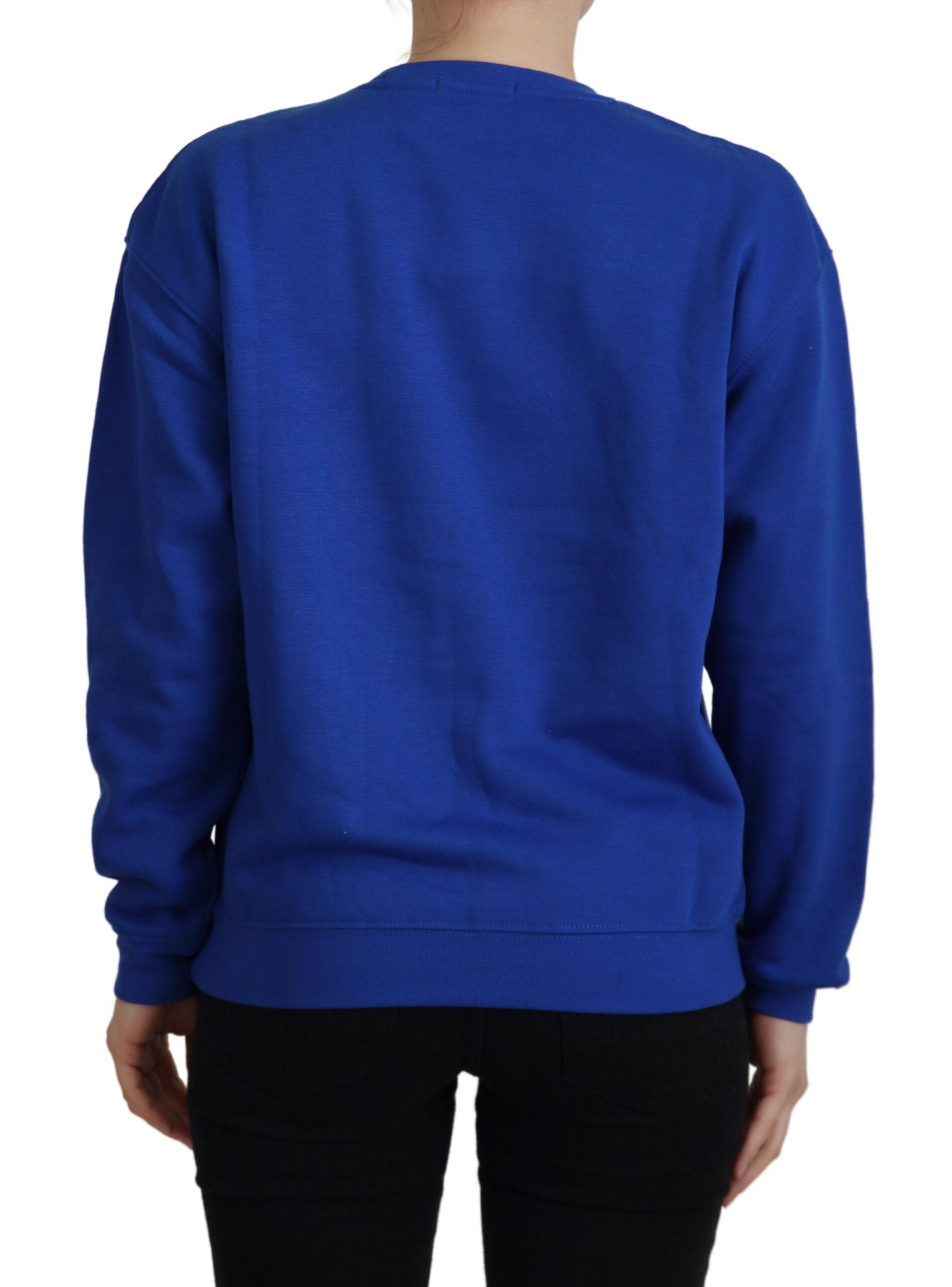 Blue sweatshirt on a person