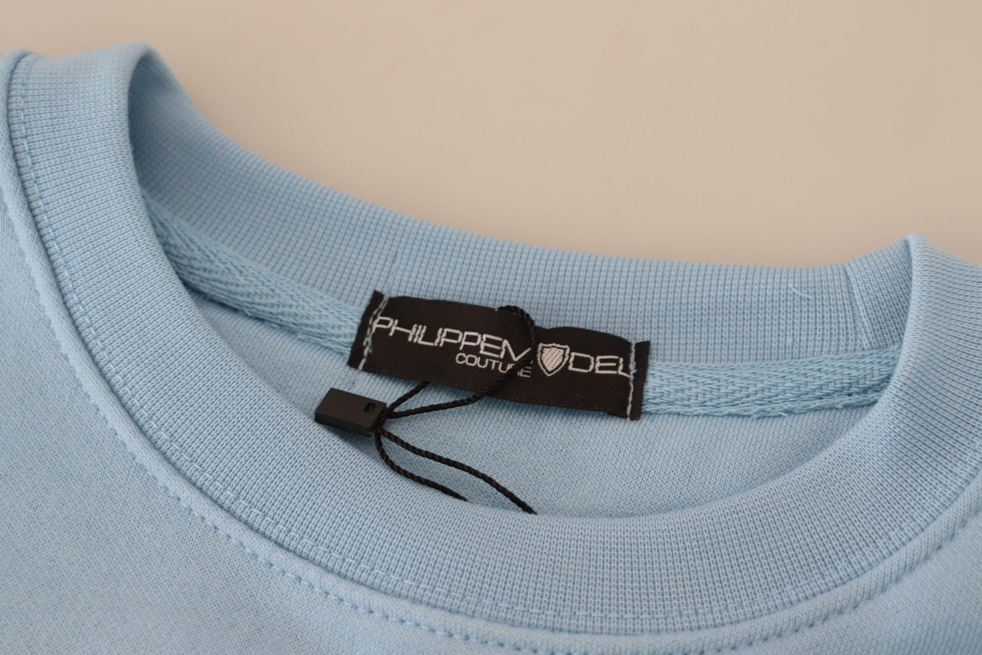 Blue shirt on hanger