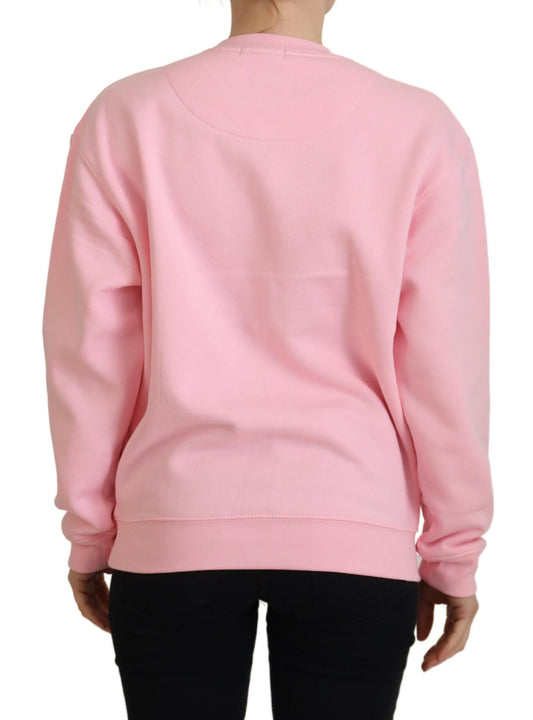Pink sweatshirt on a person
