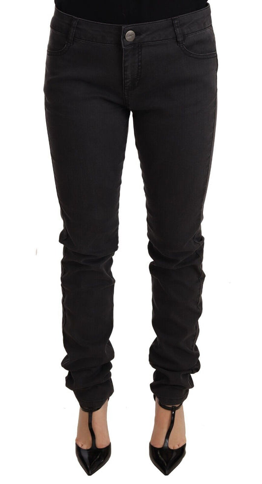 Pair of dark blue jeans on a mannequin