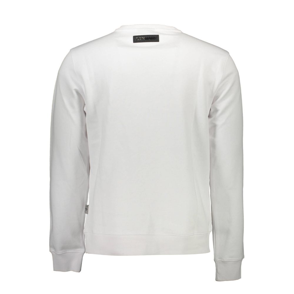 White long sleeve sweatshirt on hanger