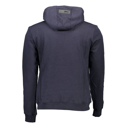 Navy blue hoodie on a mannequin