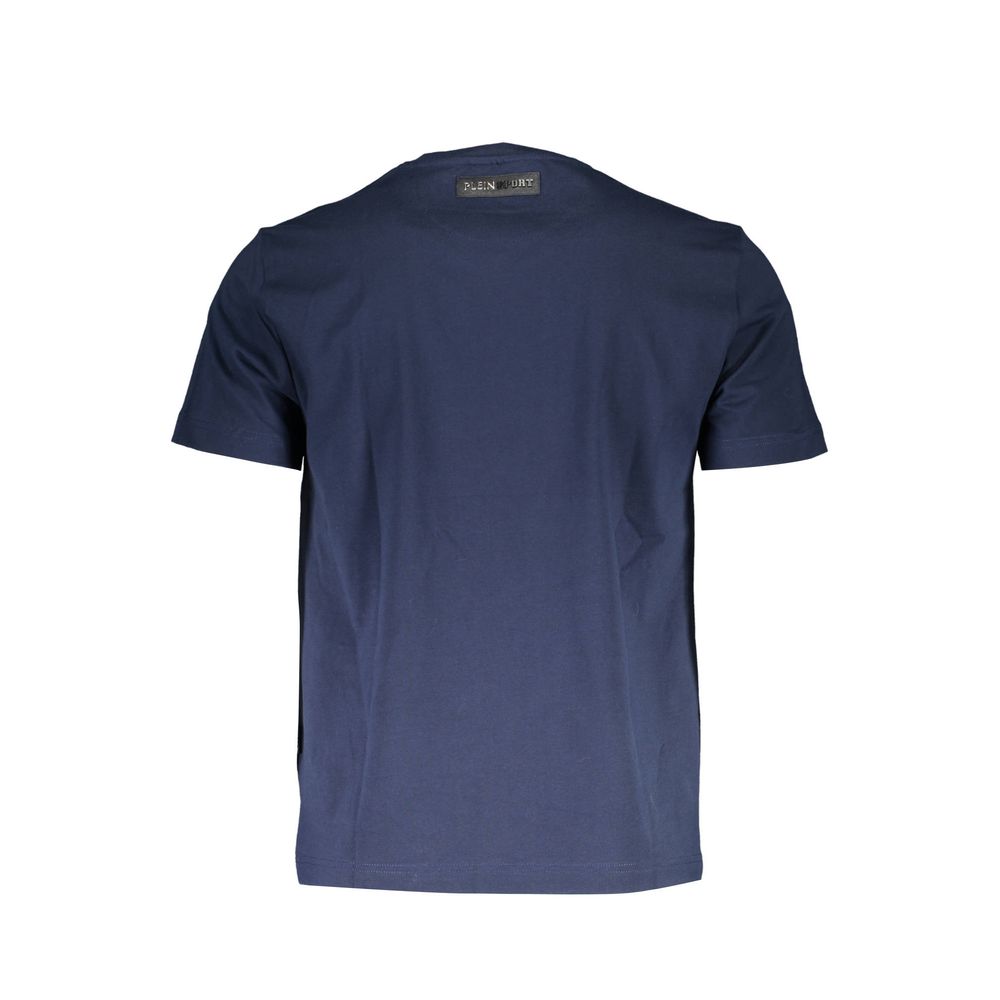 Navy blue men's t-shirt with short sleeves
