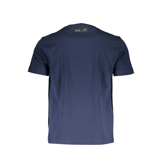 Navy blue men's t-shirt with short sleeves
