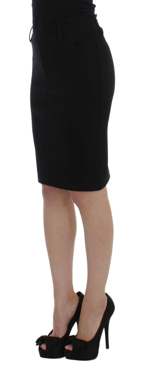Black skirt worn by a woman