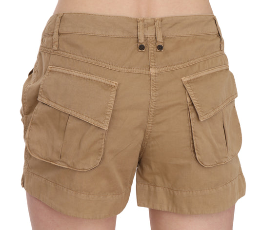 Pair of cargo shorts on a person