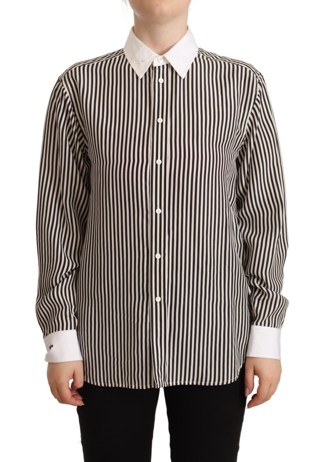 Black and white striped shirt