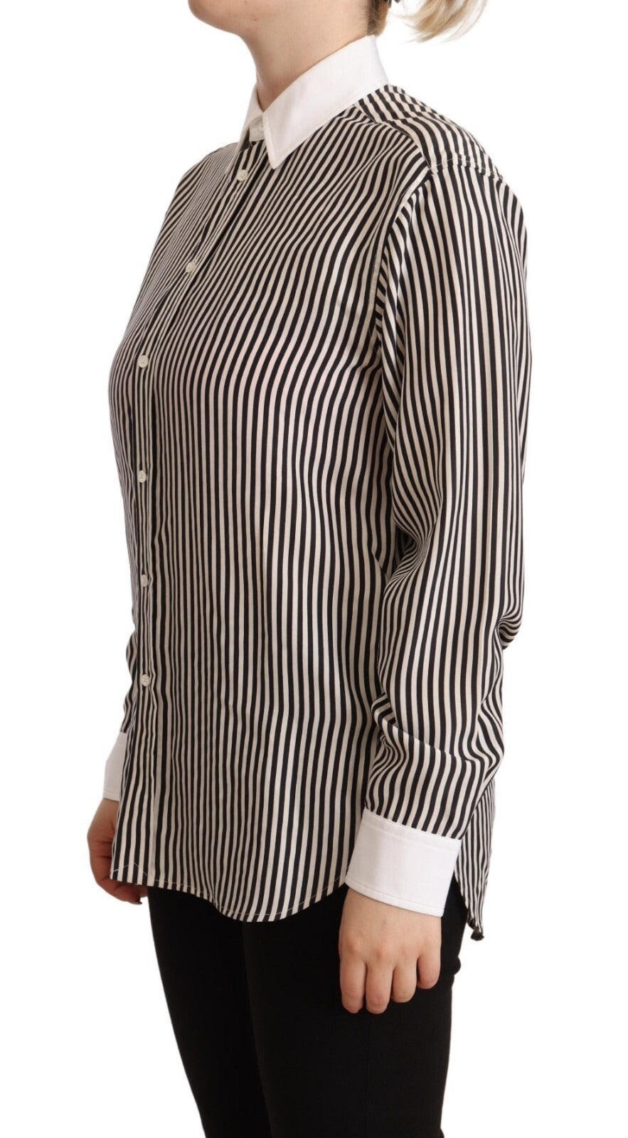 Black and white striped shirt