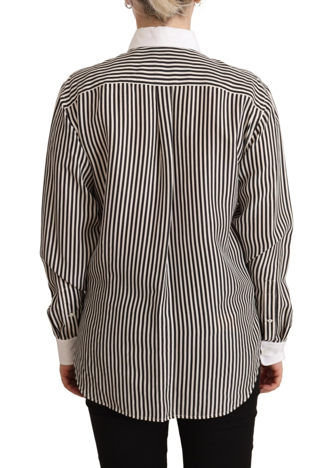Black and white striped shirt