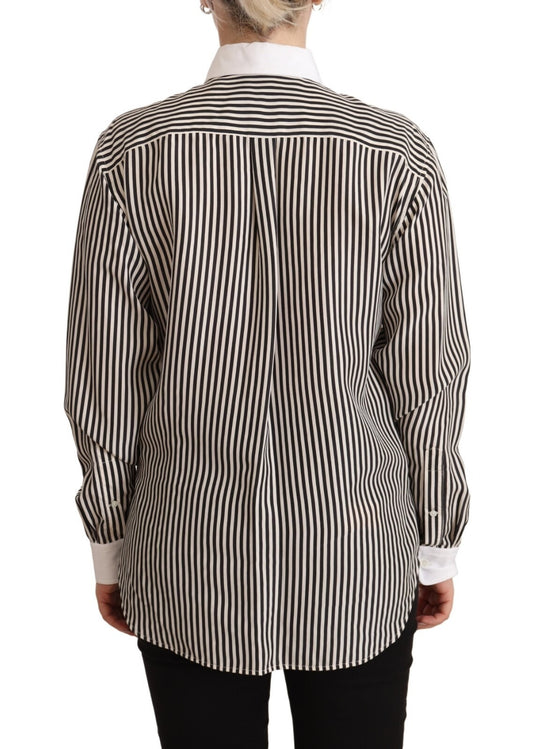 Black and white striped shirt