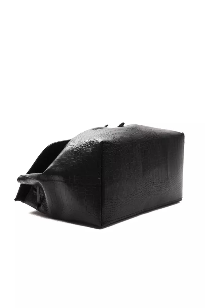 Black plastic car part