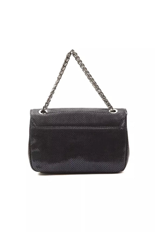 Black clutch purse with chain strap