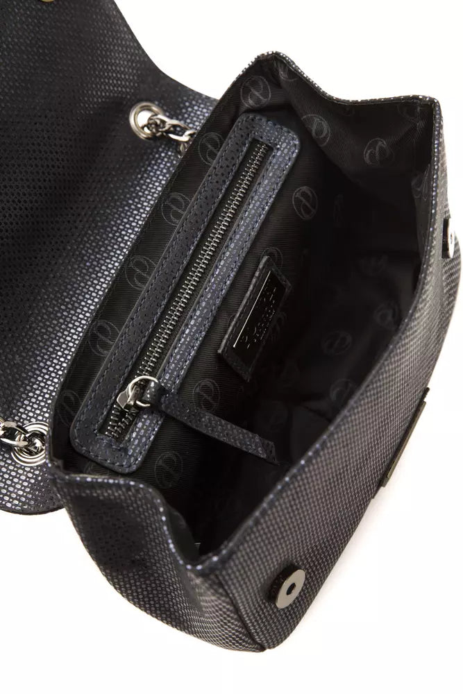 Black leather wallet with card slot