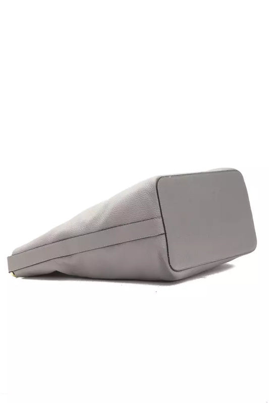 Grey metal object on white background