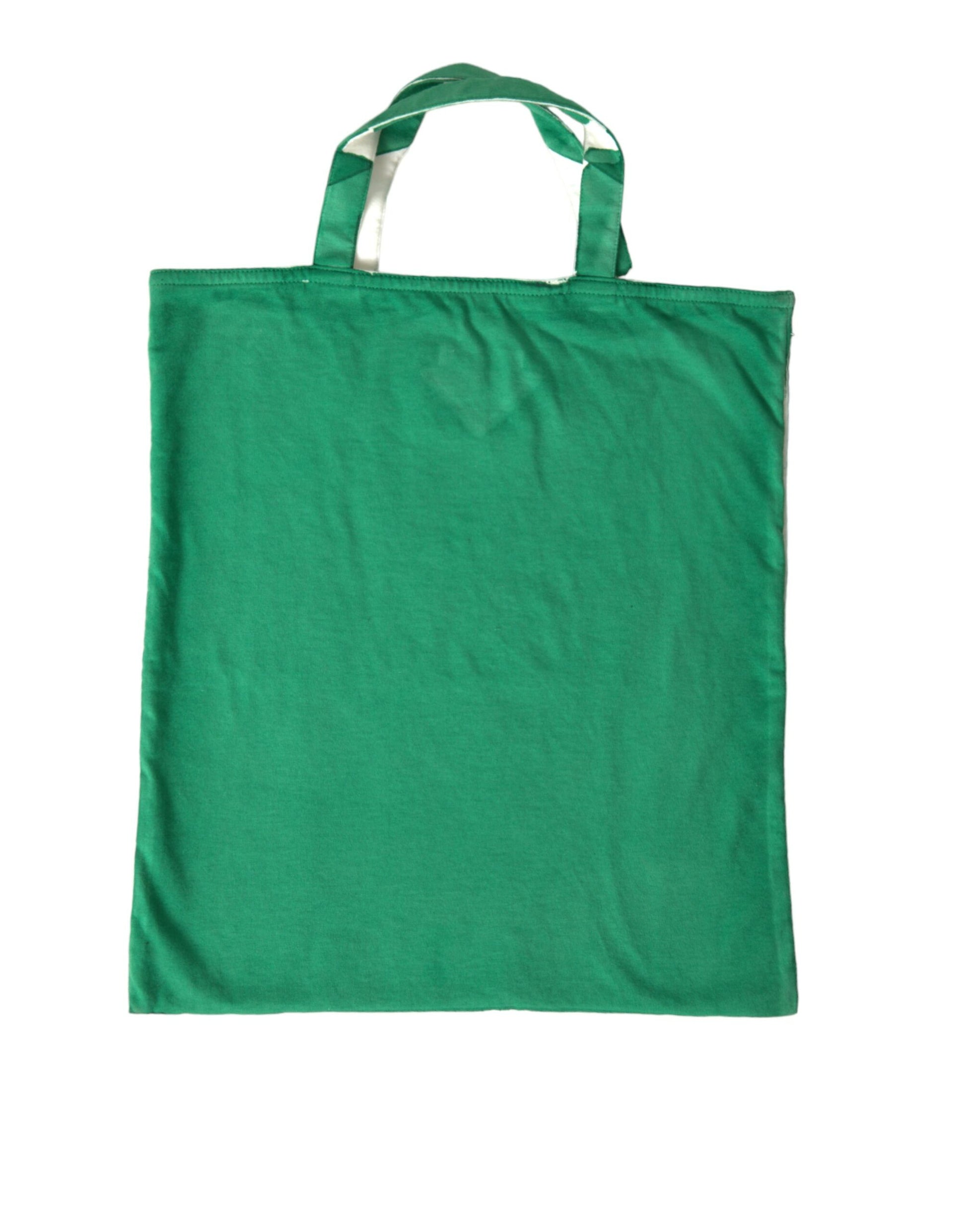 Green reusable shopping bag