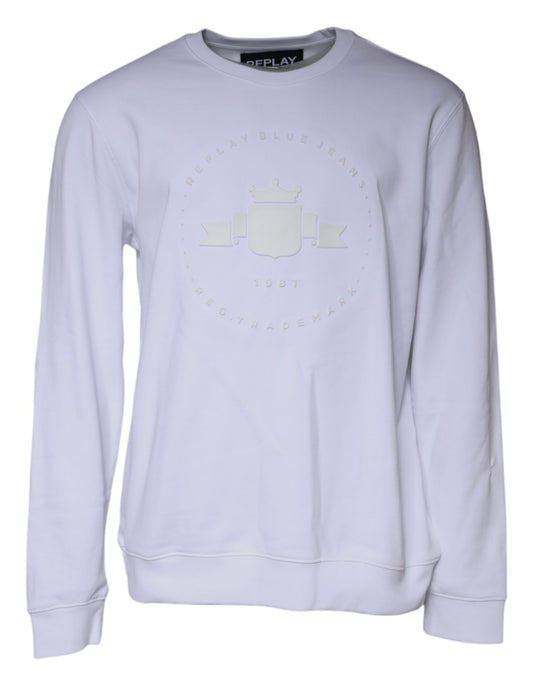 Long sleeve sweatshirt with graphic design on front