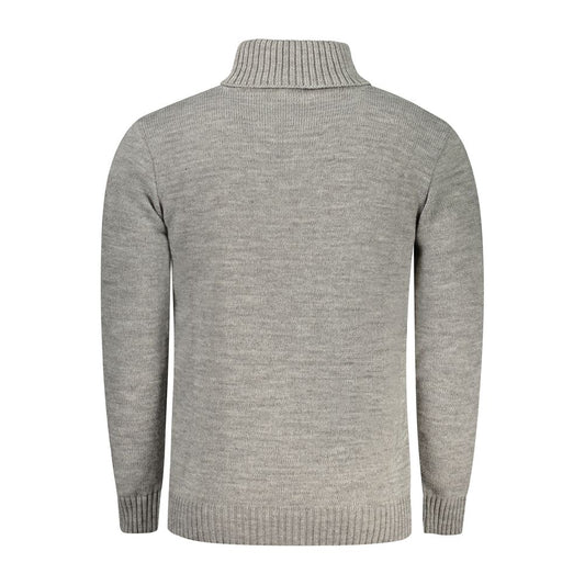 Grey ribbed sweater on mannequin