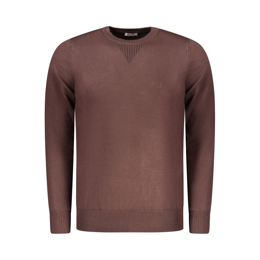 Purple sweater on hanger