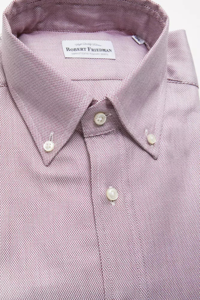 Pink shirt on hanger