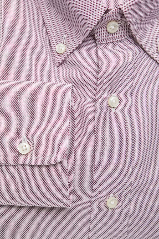 Pink shirt with buttons