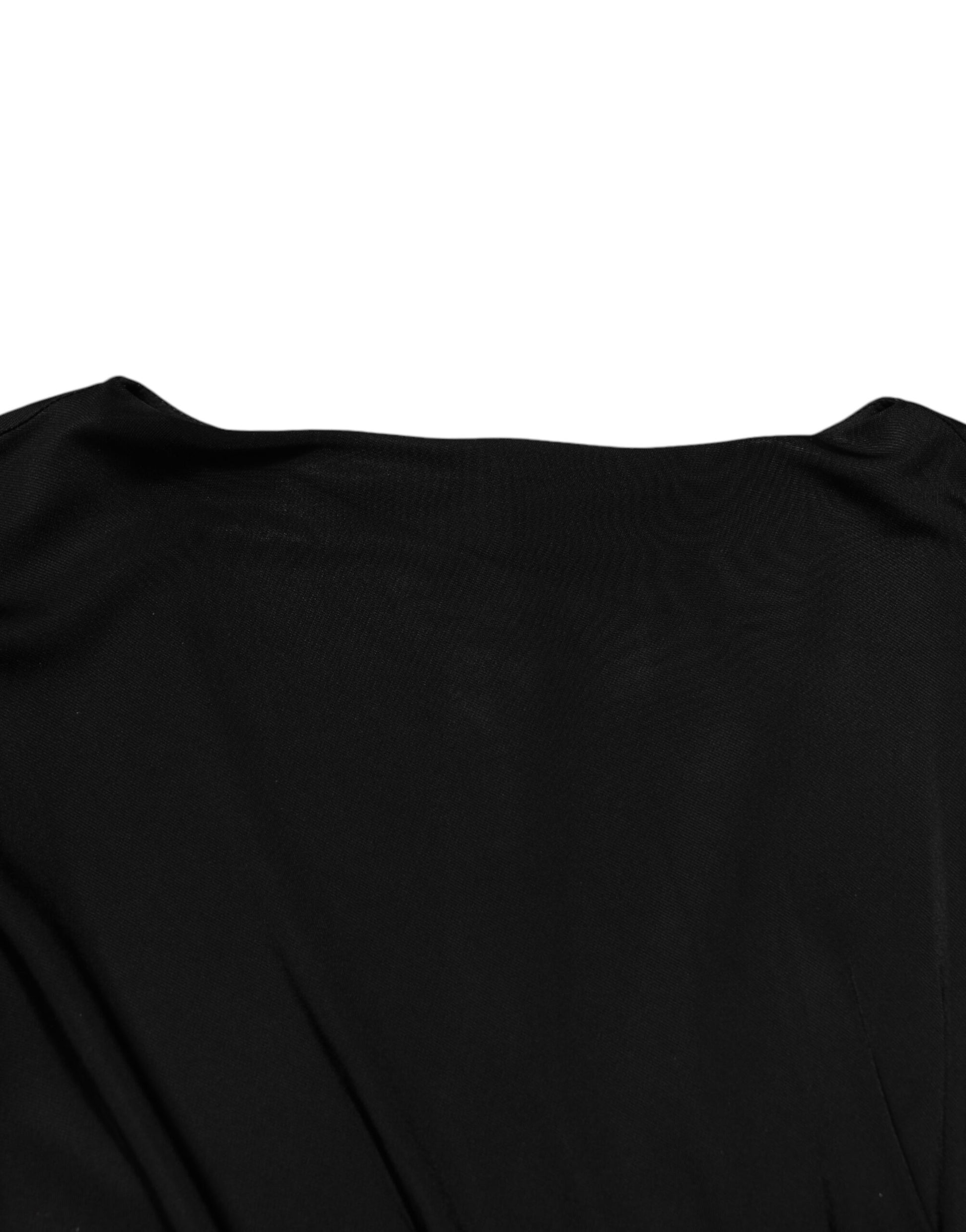 Black shirt on hanger