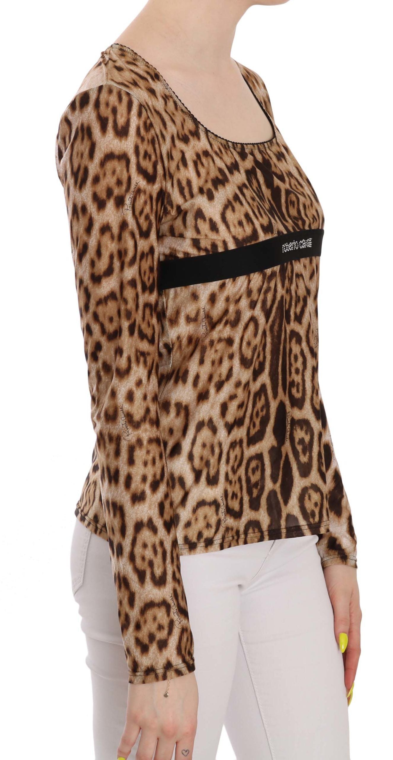 Leopard print long sleeve shirt