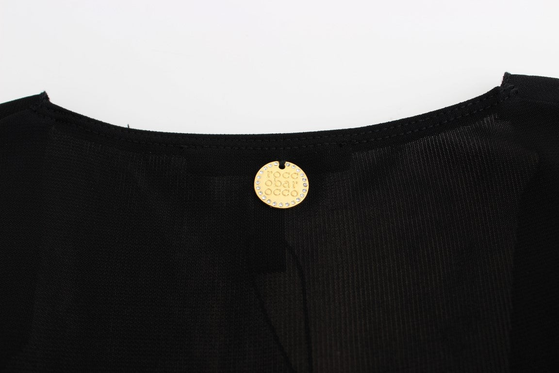 Black fabric with a gold button