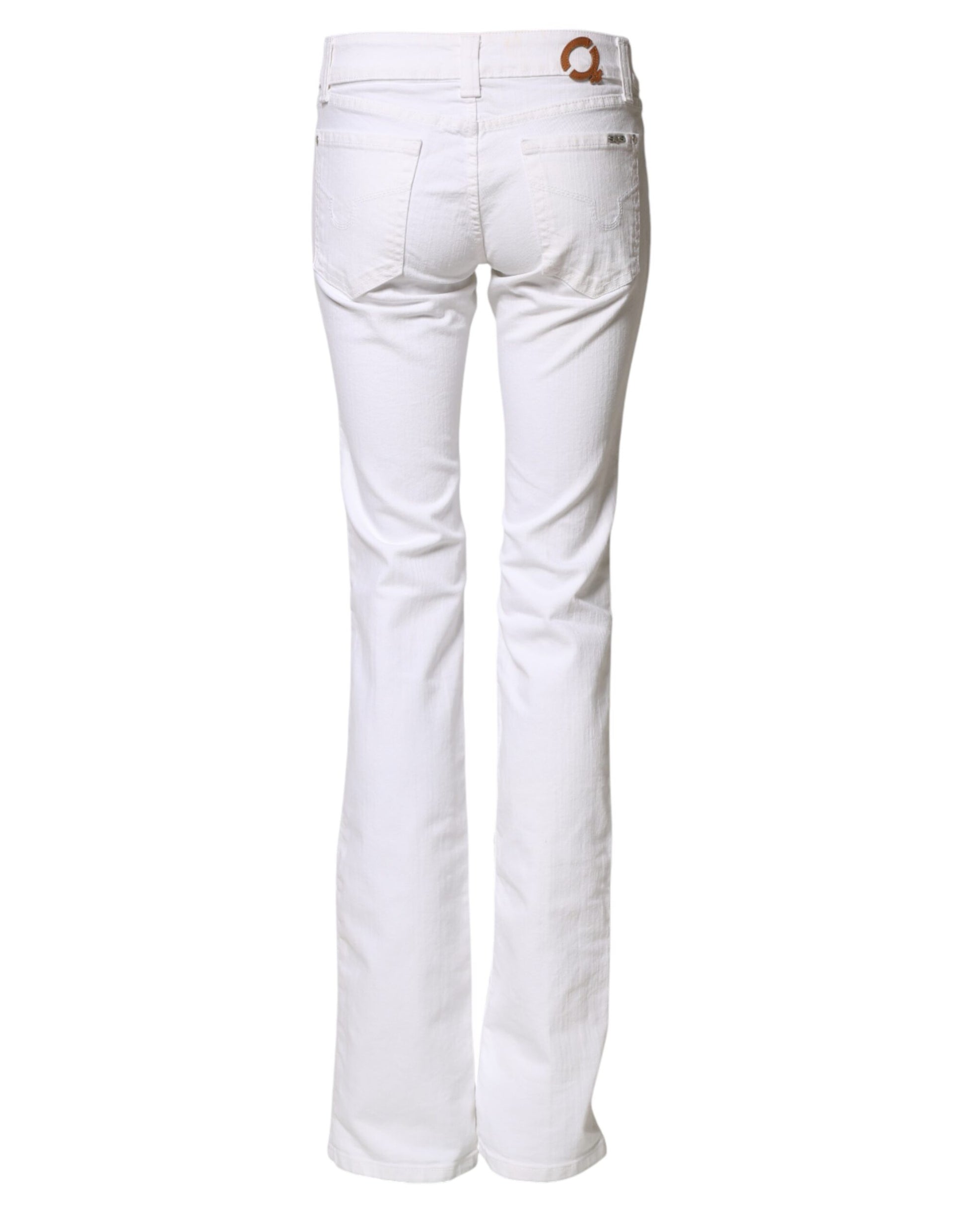 White skinny jeans on a mannequin