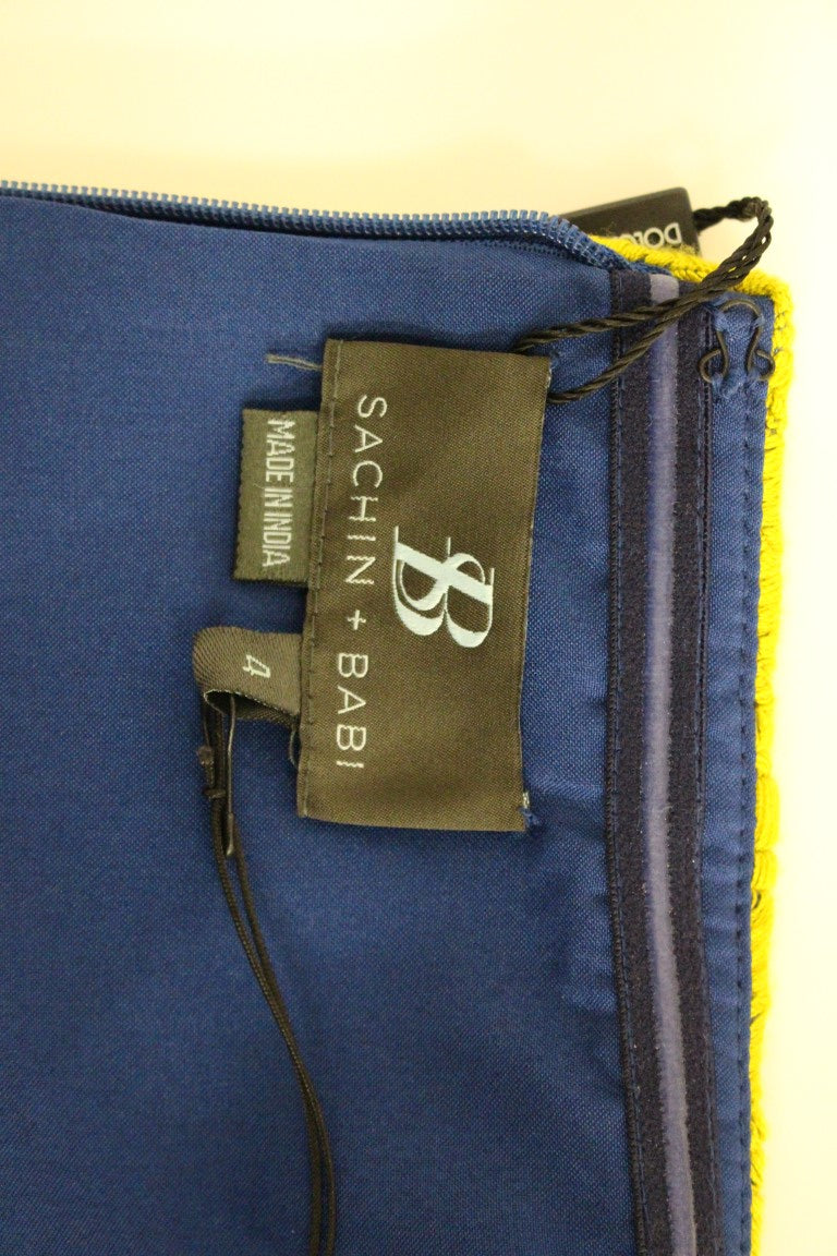 Blue baby clothing tagged with brand name