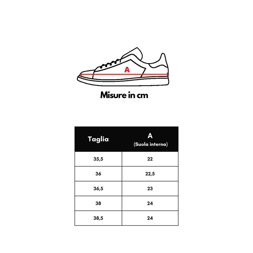 Pair of red and white sneakers with laces