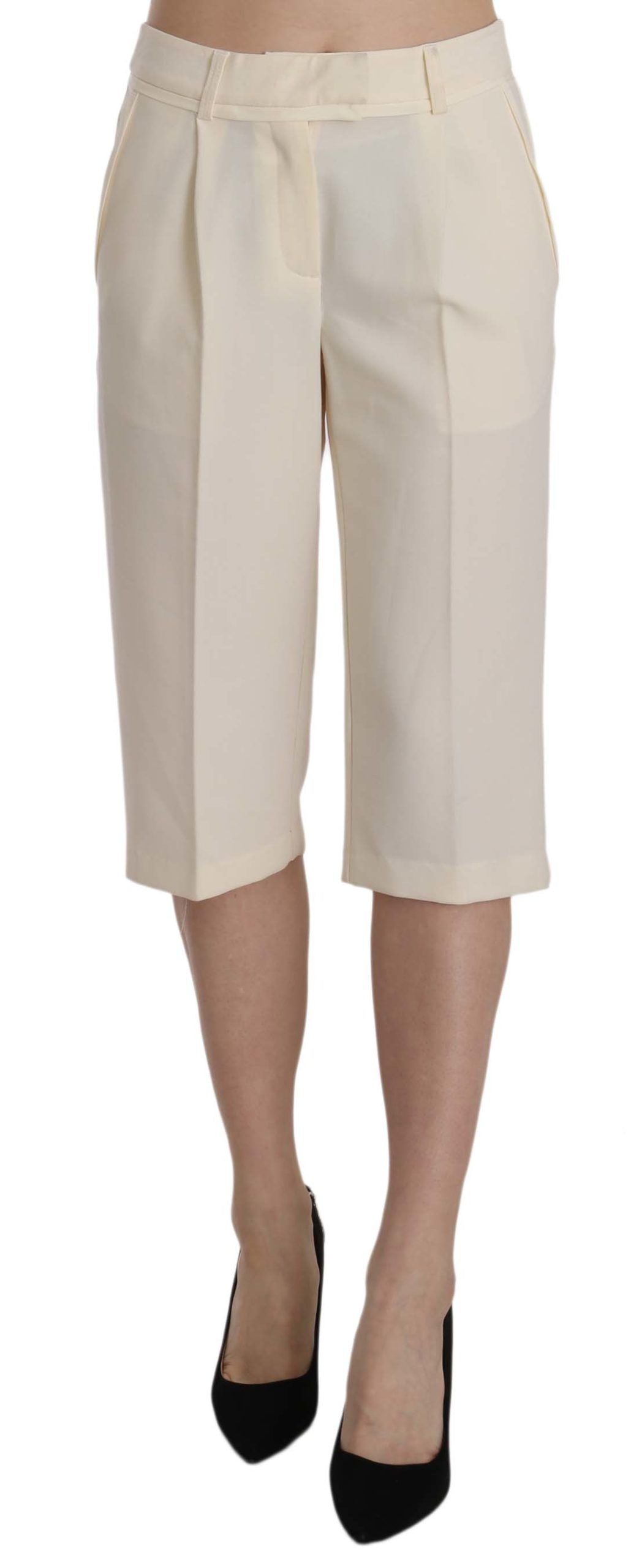 Pair of beige cropped pants