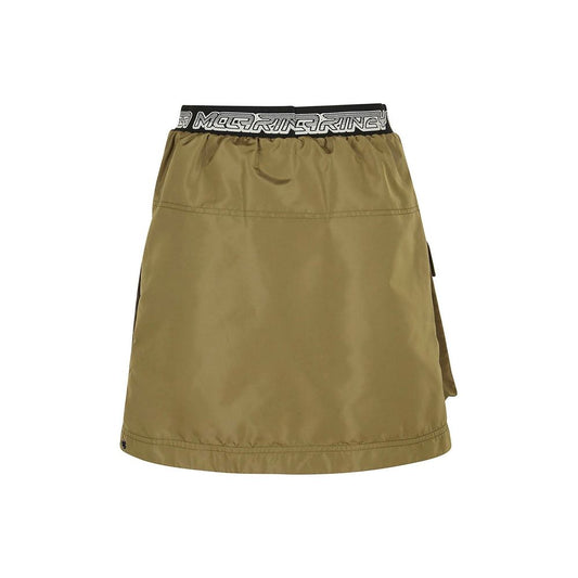 Tan skirt with elastic waistband