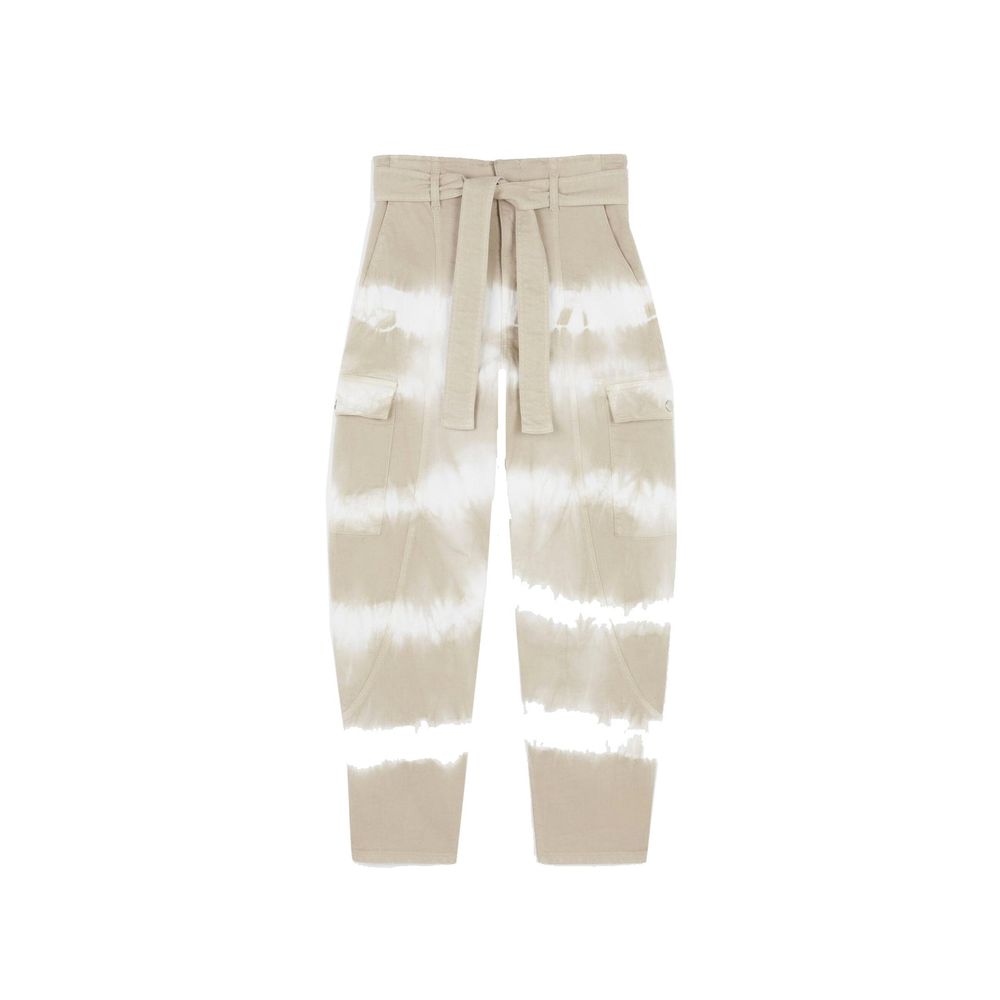 Pair of distressed jeans