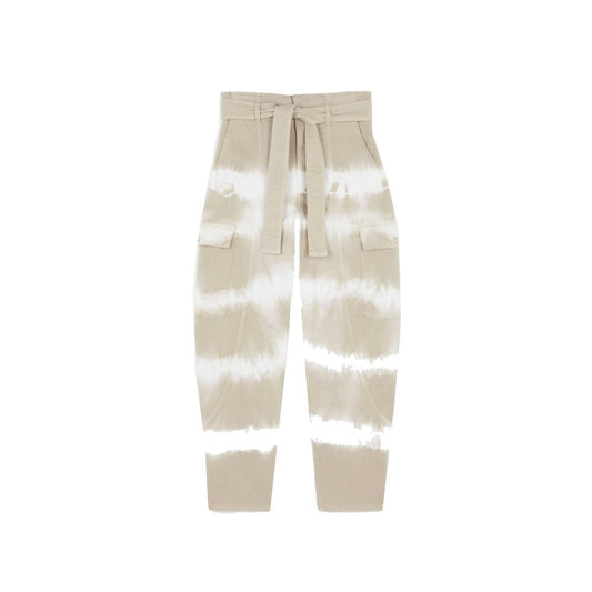 Pair of distressed jeans