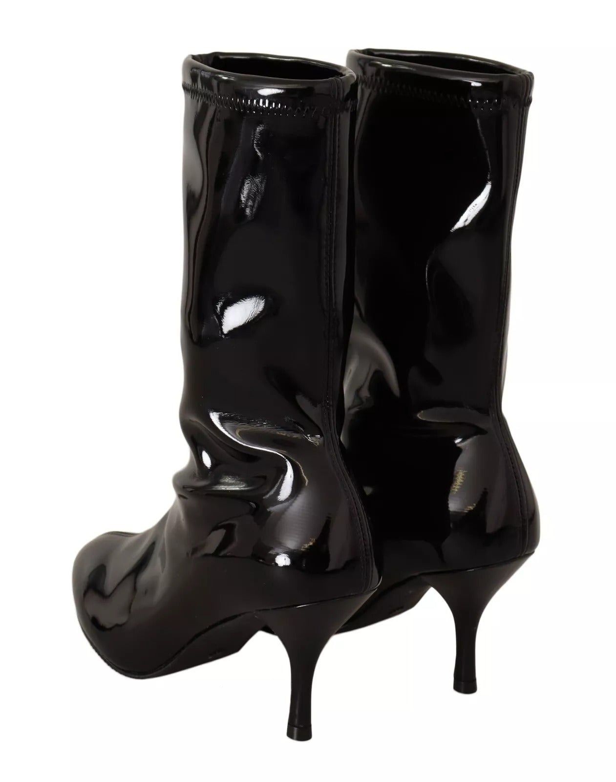 Black high heel boots