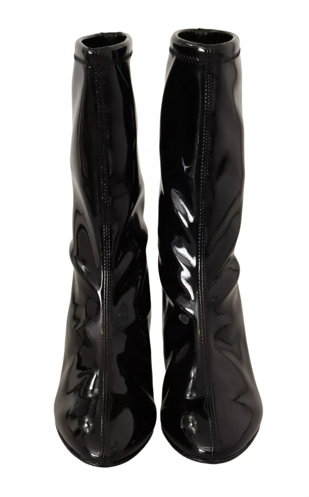 Pair of black knee high boots