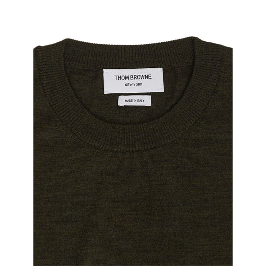 Brown sweater on hanger