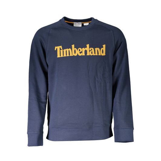 Navy blue sweatshirt with yellow lettering