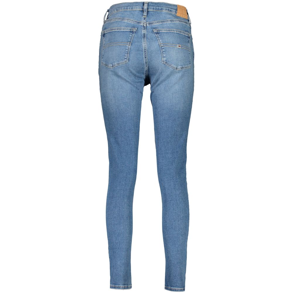 Pair of blue jeans on a mannequin