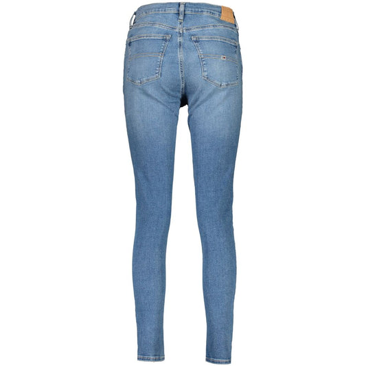 Pair of blue jeans on a mannequin
